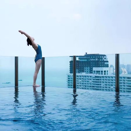Central Pattaya - Sea View Large Balcony Condo With Infinity Pool 외부 사진