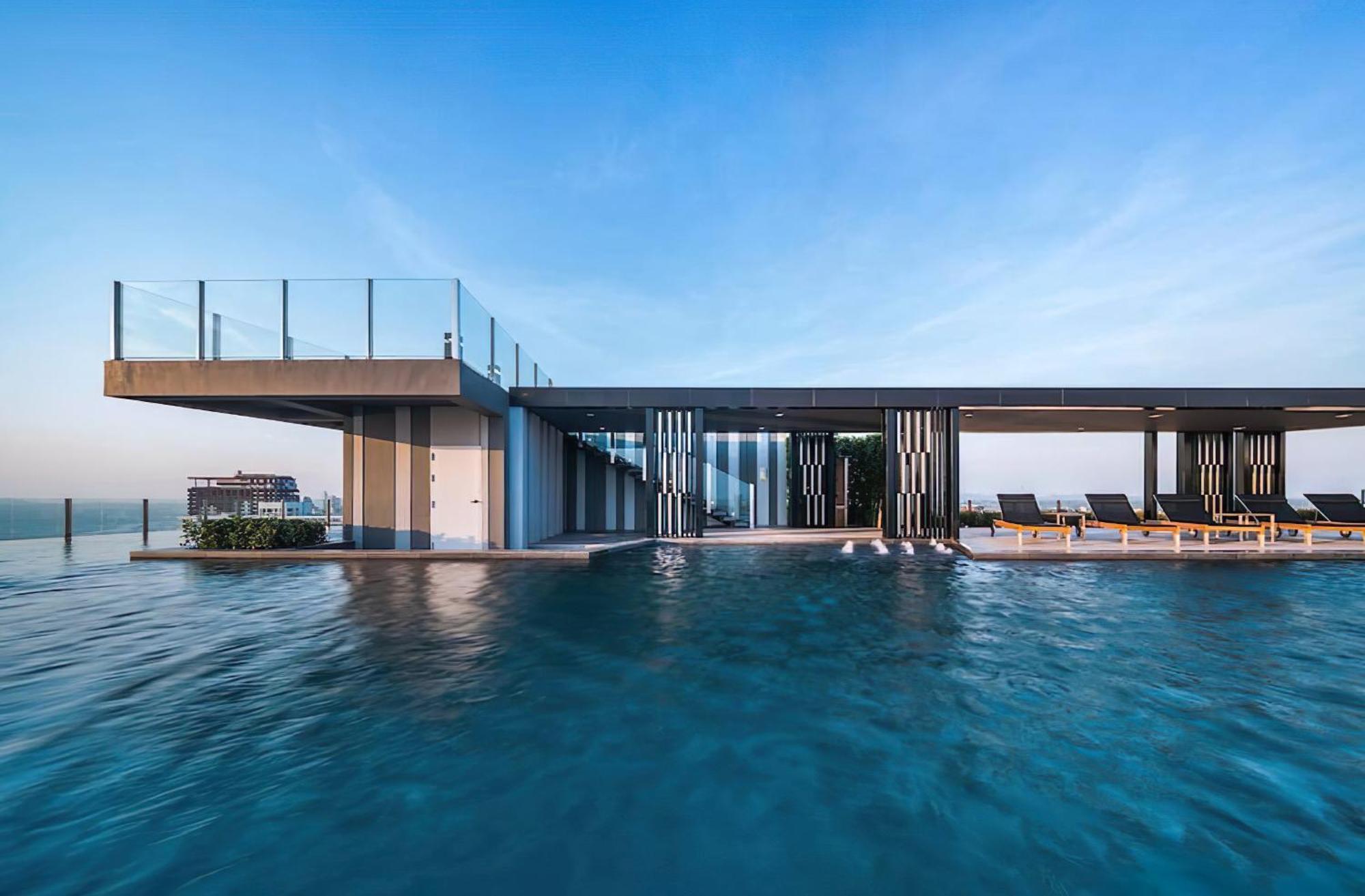 Central Pattaya - Sea View Large Balcony Condo With Infinity Pool 외부 사진