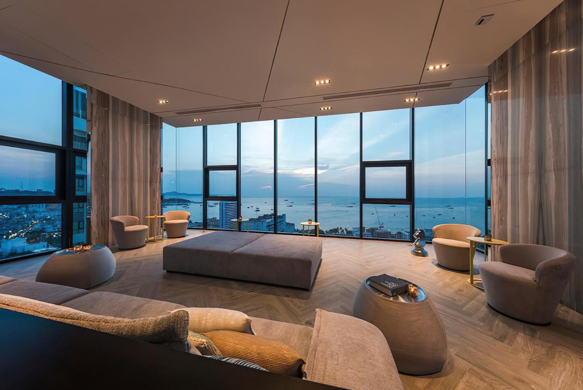 Central Pattaya - Sea View Large Balcony Condo With Infinity Pool 외부 사진